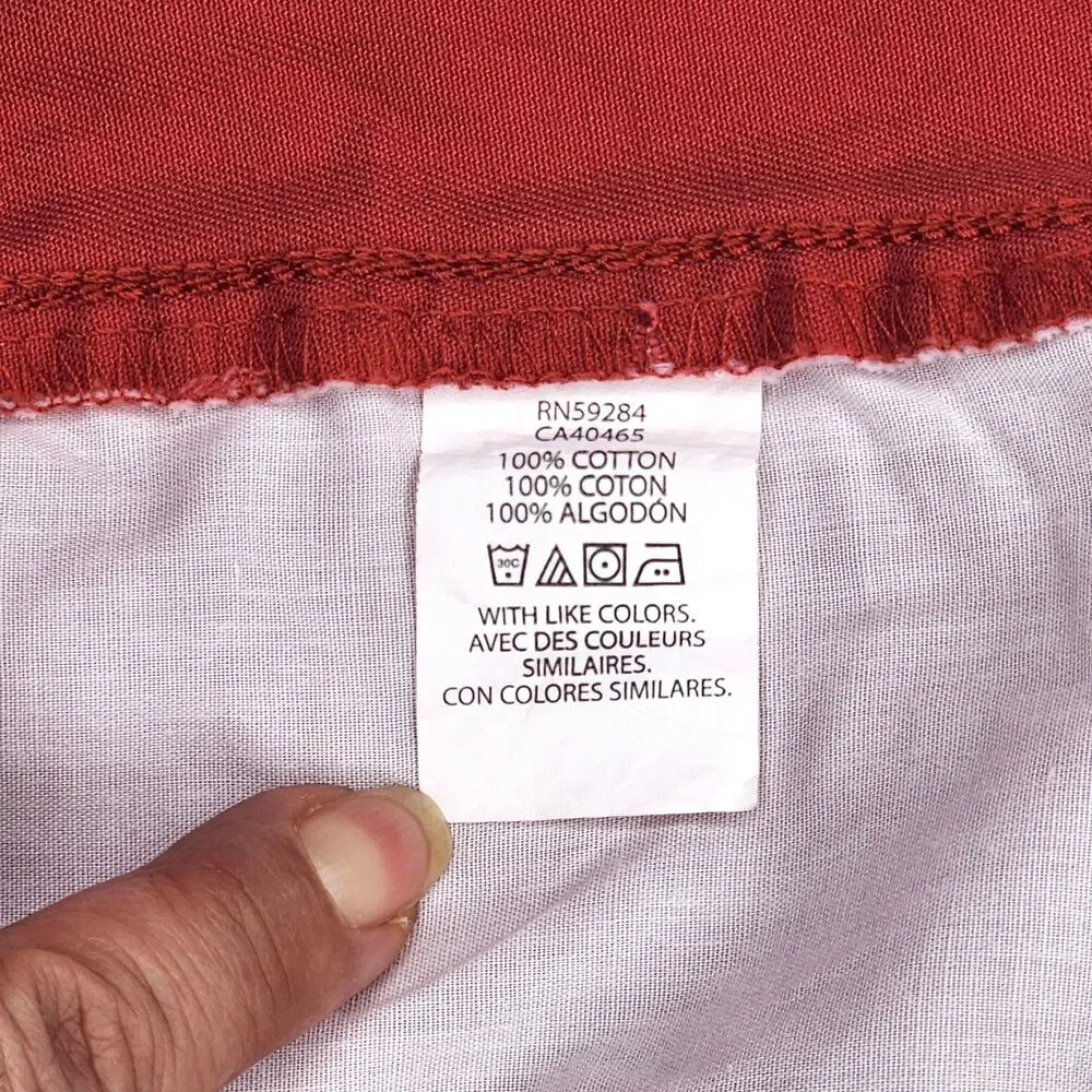 The Children's Place Boys Red Chino Pants Size 18 NWT Adjustable Waist